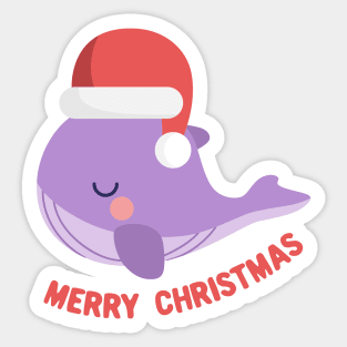 BTS whale tinytan merry christmas Sticker